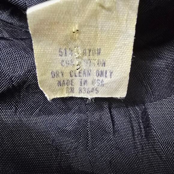 New Frontier Black Crushed Velvet Blazer Vtg Mob Wife Whimishgoth Witchy   8 - Picture 9 of 10